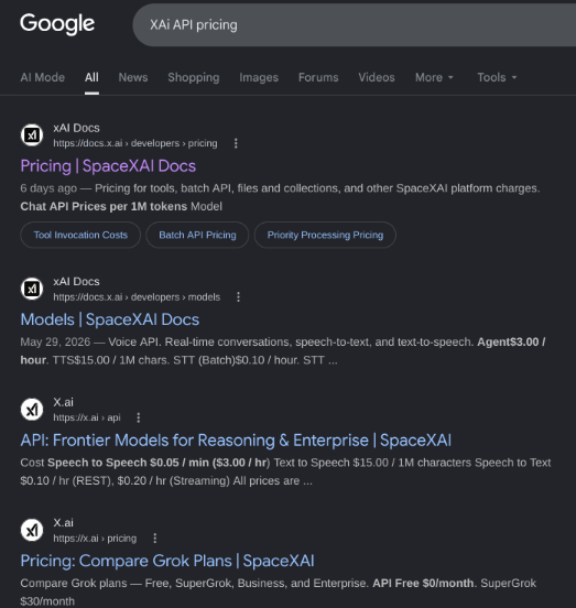 PyZooKo's tweet photo. @finkd @utkusen @alexandr_wang It'd be ideal if we could look around without logging in; And the SEO on the API pages doesn't seem to be setup yet vs XAi console "https://t.co/spbOmo2Htz" https://t.co/sjKmVzpPJy