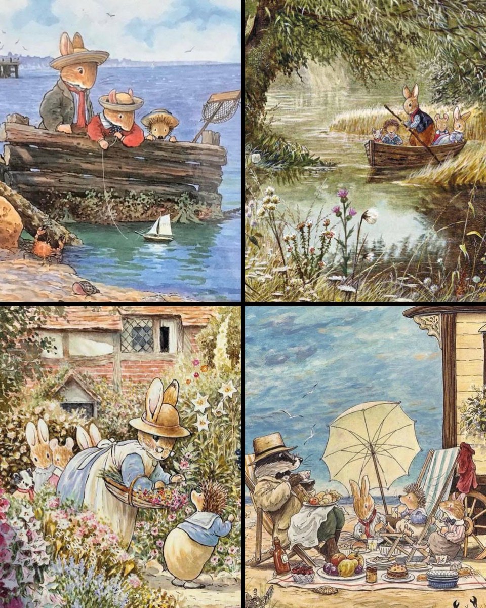 TitaniasRealm's tweet photo. Summer in the wonderful world of The Foxwood Tales, created by Cynthia and Brian Paterson https://t.co/SIb2Gk1bmX