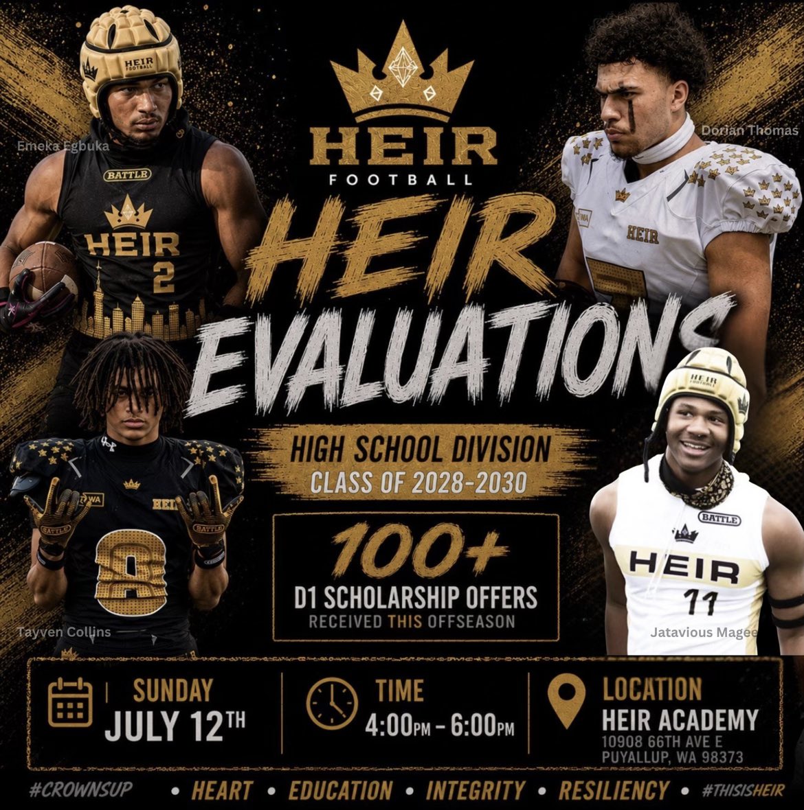 HEIR Academy - Football tweet media