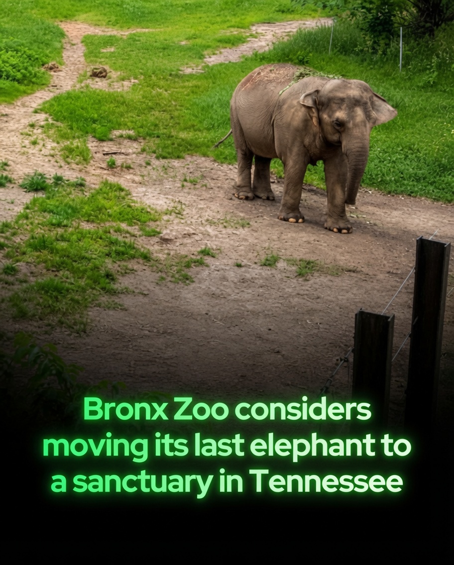 Rainmaker1973's tweet photo. New York Citys final elephant could soon relocate to a expansive wildlife sanctuary in Tennessee. 

The Bronx Zoo is evaluating the transfer of Patty a 57 year old Asian elephant and its sole remaining elephant to a 3000 acre or 1214 hectare sanctuary in Tennessee. This consideration follows the passing of another elephant named Happy earlier this year. 

The choice hinges on a central dilemma. Should an elderly elephant remain in the familiar surroundings she has known throughout her life or undertake a lengthy relocation to potentially join a social group of her own kind. 

Elephants rank among the most sociable creatures on the planet. In natural habitats females typically form tight family units guided by a matriarch. These enduring connections support collective efforts in nurturing offspring locating resources and ensuring protection. 

Guidelines from the Association of Zoos and Aquariums advise against housing female elephants in isolation when feasible. They emphasize that meaningful social engagement plays a vital role in promoting psychological and physical health. 

Patty has resided at the Bronx Zoo for many years under the consistent care of dedicated keepers and veterinary staff. Relocating her would involve moving an older animal a considerable distance from her established human caregivers. Zoo representatives also highlight uncertainties regarding her ability to adapt and bond with resident elephants at the sanctuary. 

Conversely the sanctuary provides expansive roaming space and companionship opportunities that the zoo can no longer offer. 

The Bronx Zoo has formally declared it will not bring in any additional elephants effectively concluding over a century of elephant husbandry at the facility. 

This situation builds upon prior discussions surrounding Happy Pattys longtime companion. Happys high profile legal case advanced contemporary animal rights advocacy. She also gained scientific recognition as the first elephant demonstrated to possess self awareness through mirror recognition. 

Zoo leaders confirm that no definitive decision has been reached. However one outcome remains clear. Patty will represent the final elephant to reside at the Bronx Zoo.