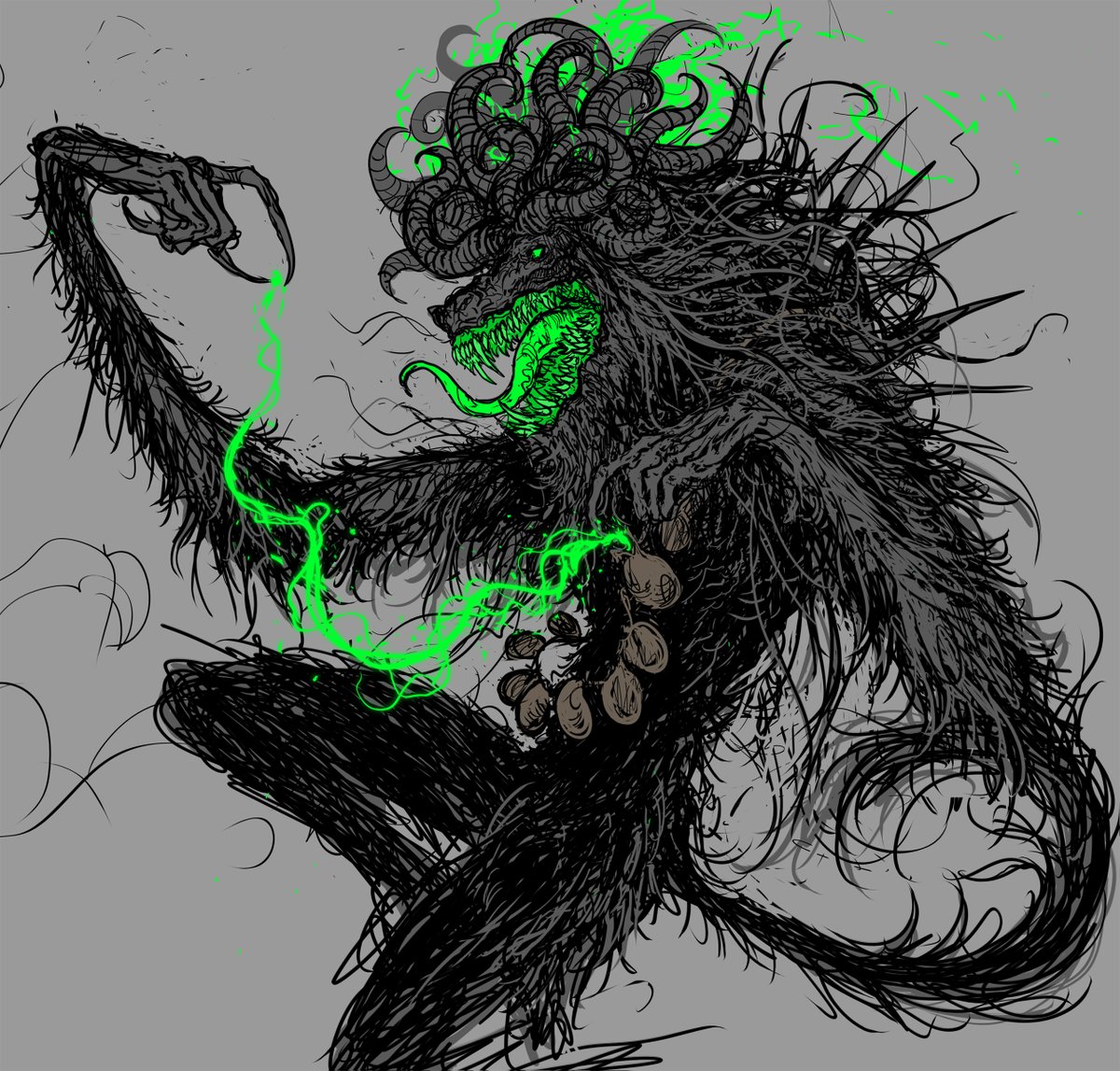 Carapace777's tweet photo. WYTCH WOLVES - Horned Ones https://t.co/H8xzdAh9Ep