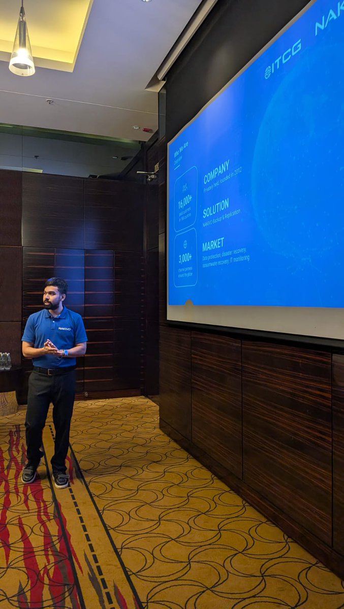 Nakivo's tweet photo. NAKIVO teamed up with ITCG Solutions for a Dine &amp; Learn in Pune 🇮🇳 with backup resellers for a live NAKIVO demo and partner program insights.

 Ready to bring NAKIVO to your customers? 
👉 Reach out. 

Or try it yourself. 👇
https://t.co/AutX8dhUh2

#Tech #Resellers #Backup https://t.co/eN0BZnFNBU