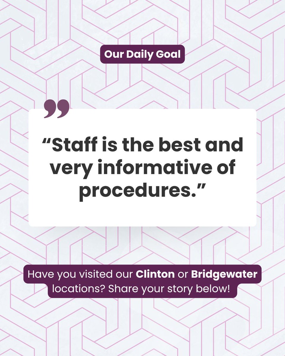 VeinInstituteHC's tweet photo. We love hearing from our community! Our goal is to ensure you feel supported and educated at every visit. Have our specialists made you smile? Let us know in the comments below! https://t.co/vE0Yrtb1NC