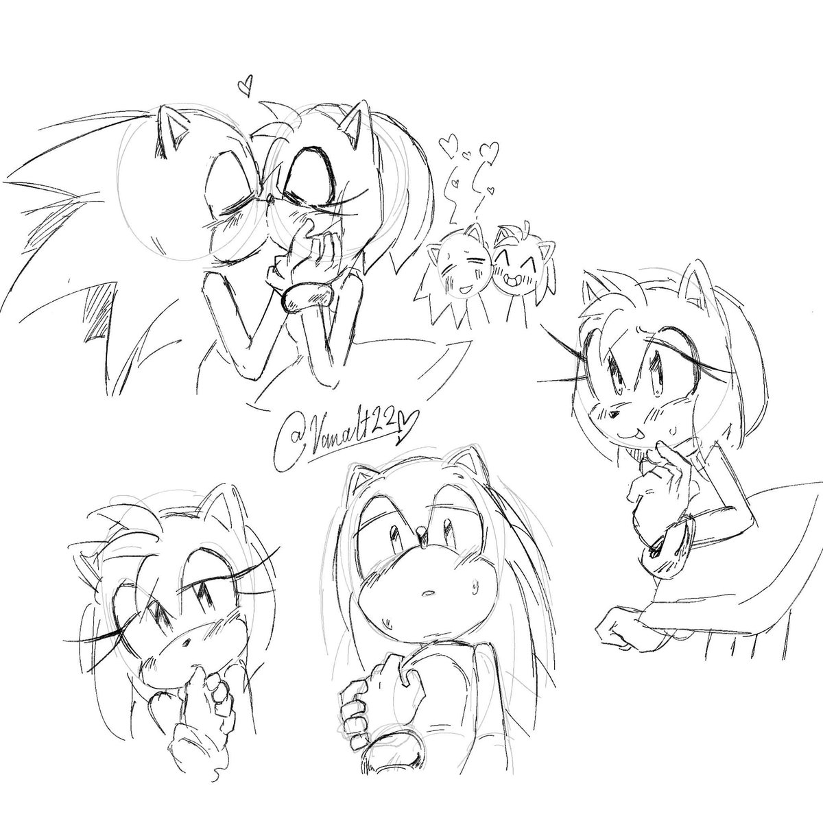 Vanalt22's tweet photo. #sonamy heheh:) https://t.co/qxhHqJuQrO