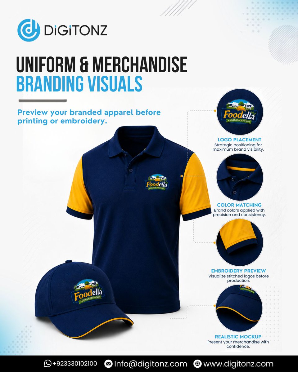digitonz_DGT's tweet photo. Your brand is more than a logo. It's the experience people remember.

At Digitonz, we create complete brand identities that build trust, strengthen recognition, and make your business stand out.

📞 +92 333 010 2100 🌐 https://t.co/tUwZXKeWMB
#BrandIdentity #LogoDesign #Branding https://t.co/phWqoVwRob
