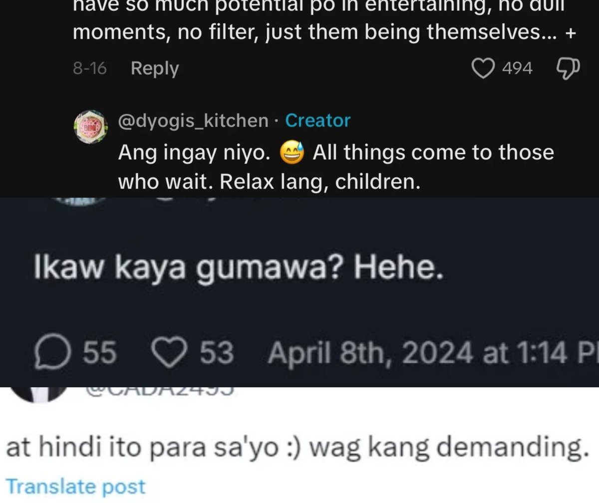 serpentcore's tweet photo. “please know that we value the effort, we value the feedback kahit masakit, sa sobrang sakit na feedback at sa mga salitang nabibitawan. naiintindihan po namin yung frustration nyo at yung disappointment nyo.” 

saan po banda sa mga response na yan ang may respeto sa feedback? https://t.co/hiyHb5wfgz