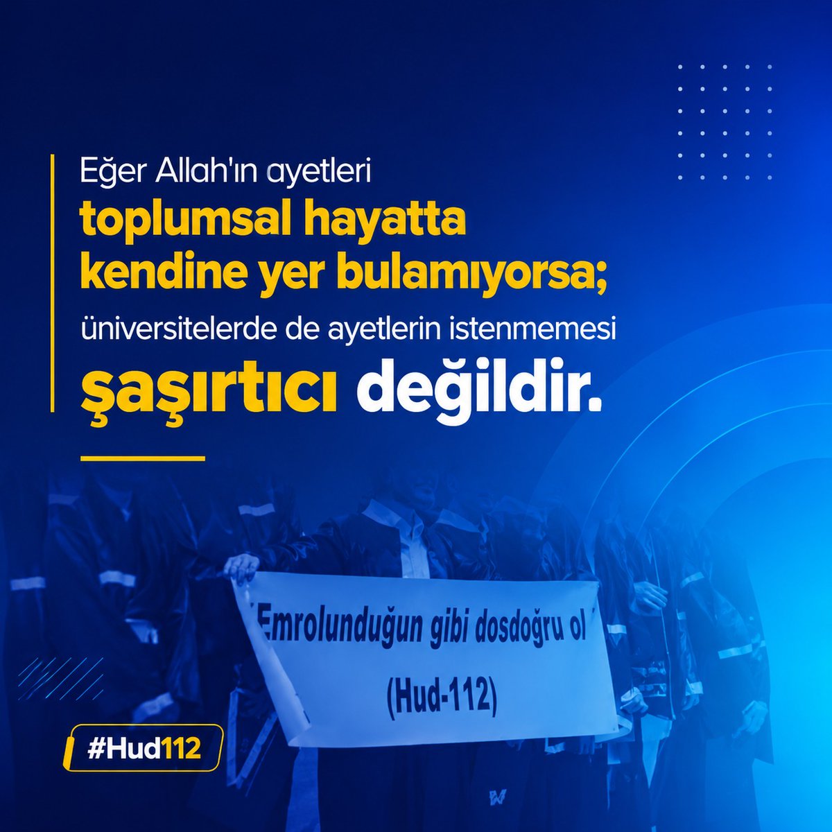 _tevhidekip's tweet photo. Eğer Allah'ın ayetleri eğitimde, hukukta, siyasette ve toplumsal hayatta kendine yer bulamıyorsa; üniversitelerde de ayetlerin istenmemesi şaşırtıcı değildir. 

Sonuçlar, öncüllerinden bağımsız değildir. 

#Hud112 https://t.co/1FnZv77HM6