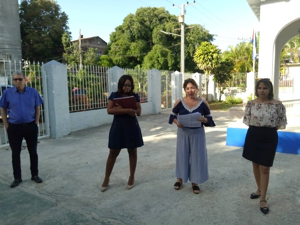 pavon_carbonell's tweet photo. Hoy desarrollamos el matutino del GEIQ. Se analizaron temas de trascendencia nacional y sectorial, como el respaldo internacional expresado en la ONU contra el bloqueo, los resultados del XXII Congreso de la CTC y el avance de las 176 transformaciones y ejes claves. https://t.co/3dgLjB49KB