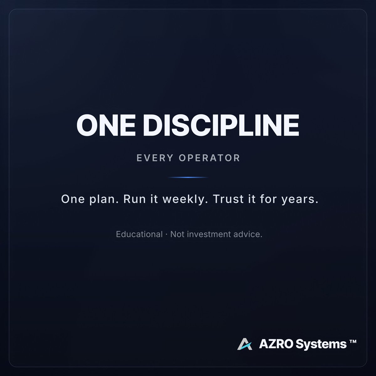 AzroSystems's tweet photo. Most people juggle a dozen tabs, hot takes, and low-timeframe decisions, and hand their gains back.

Run one maintained discipline instead — deep enough a decade-in operator respects it, clear enough a beginner runs it week one.

It lives inside TradingView, and you accumulate more Bitcoin through the cycle.

Educational · Not investment advice.