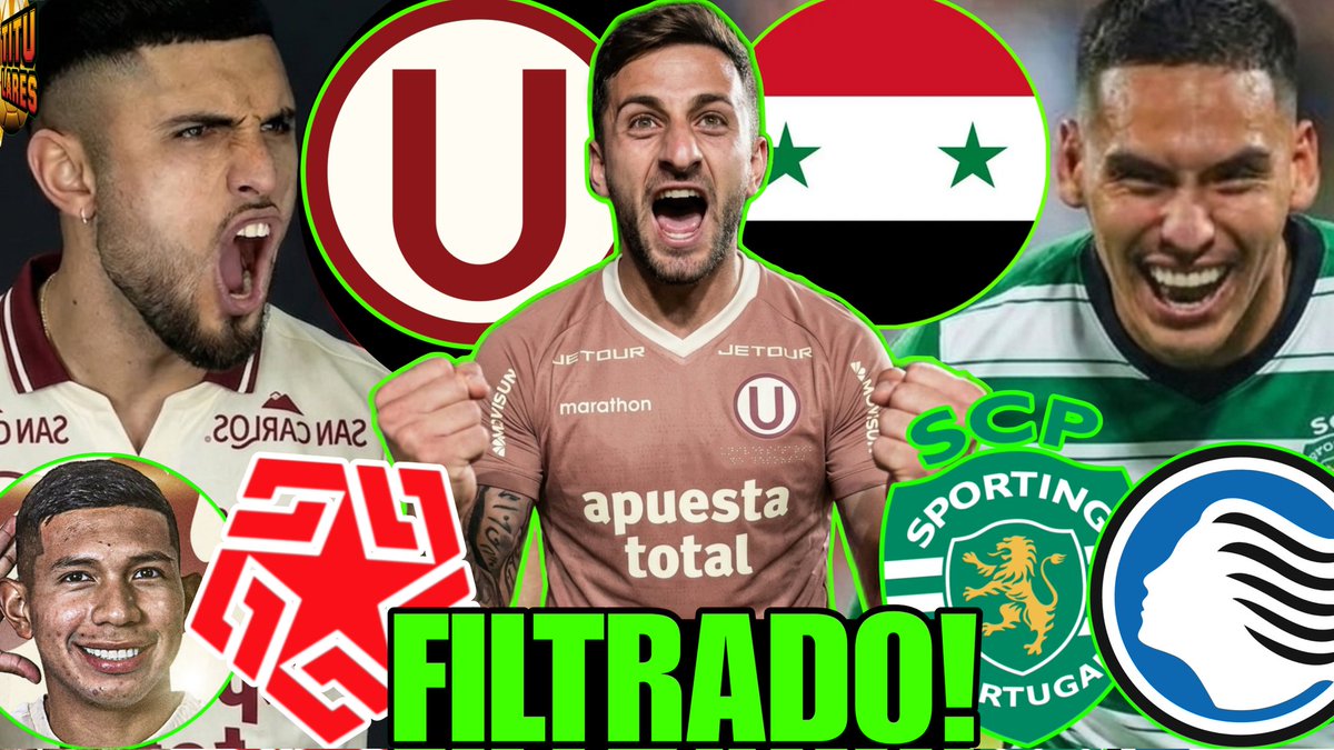 SportStreamPE's tweet photo. EL VOLANTE de CÚPER LLEGA a UNIVERSITARIO? PORQUÉ DESCARTARON a UREÑA? NORIEGA a EUROPA! pero DÓNDE? 👉🏻https://t.co/0WDAqlGGVj https://t.co/8iZMXhhfn2