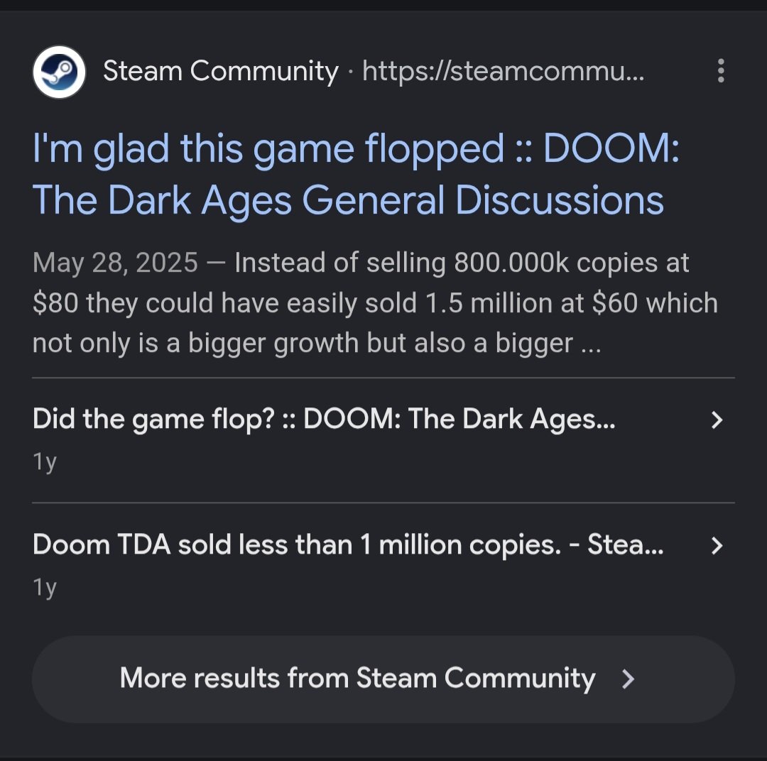 JohanzelV's tweet photo. Im calling on the hypocrisy of us gamers &amp; Media.

Yes I.D layoffs are horrific and I wish none of this would've happened, but guess what, whats the excuse of barely buying 1 million copies of Dark ages? where's support the devs?
Ive seen a lot of you calling the game DEI trash https://t.co/blkroTVIQT