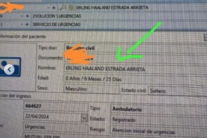 MareklaValak's tweet photo. PAREN TODO 🚨

Gente, alguien de este muladar fue tremendo visionario; En el 2023 en Carmen de Bolívar nació un pelado que se llama Erling Haaland Estrada Arrieta 😂 https://t.co/kBL26peCRI