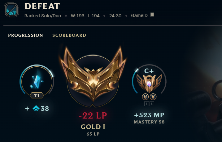 slumpi5's tweet photo. @drewlevin Hey drew can you tell me why im losing LP even when Senna wet AFK? Game ID:7913469057 https://t.co/z5UIouzqE6