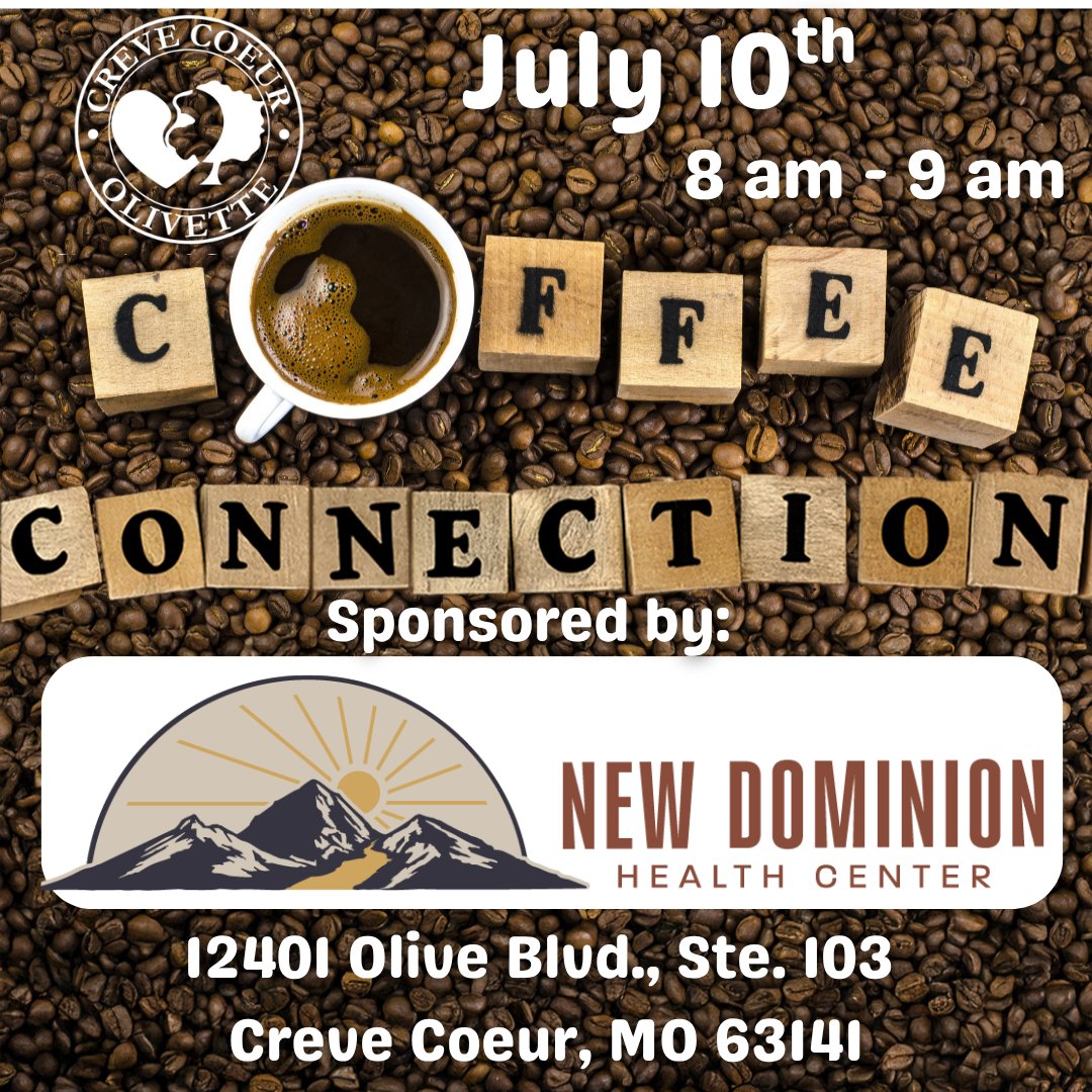 CCOChamber's tweet photo. ☕️✨ Join us for our Coffee Connection networking event, sponsored by New Dominion Health Center. Meet local professionals, grow your network, and kick off your day with positive energy. We can’t wait to see you there! https://t.co/EwAWRNnoKQ https://t.co/UqB8KIt63p