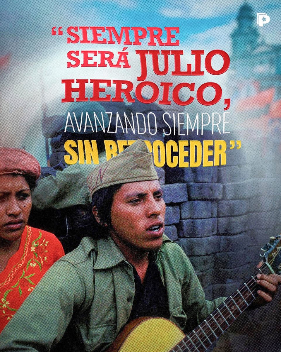 PrensaPopulr's tweet photo. ✊ ¡Que viva Sandino! ¡Que viva el 19 de Julio! ¡Que vivan nuestros héroes y mártires! ¡Que viva Nicaragua bendita y siempre libre!
¡Avanzando siempre, sin retroceder! Porque Siempre será 19 🇳🇮❤️🖤
#SiempreSerá19
#JulioVictorioso
#Sandino
#FSLN https://t.co/sHAhxjrvqz