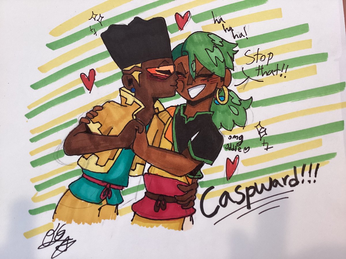 Iloveshippinghe's tweet photo. When @Lilblueorchid posted angst AGAIN and you need to draw fluff to counter it π«©π«©π«©
#dragonstriker #caspward #magnetmirror https://t.co/CB64sbaWTs