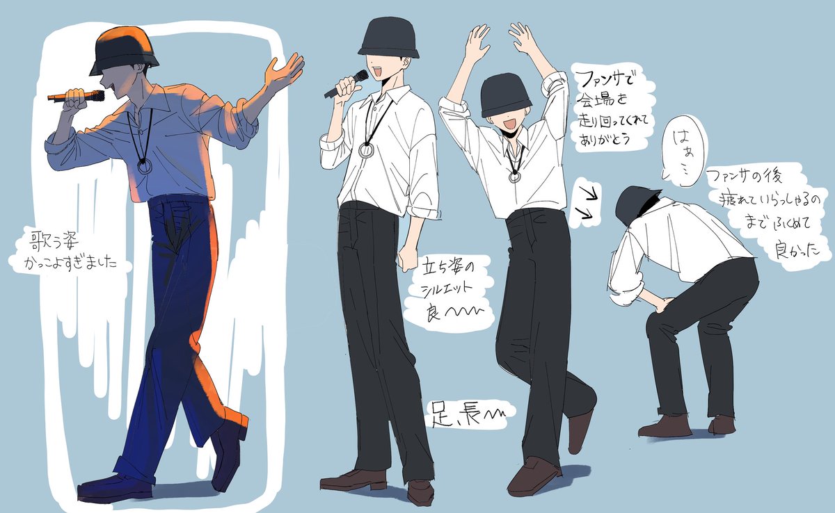 katano_tumuri4's tweet photo. 🎤さんワンマン9日
覚えてるとこのみ描きなぐり
曲などのネタバレ無し！ https://t.co/nmV5qW6jUD