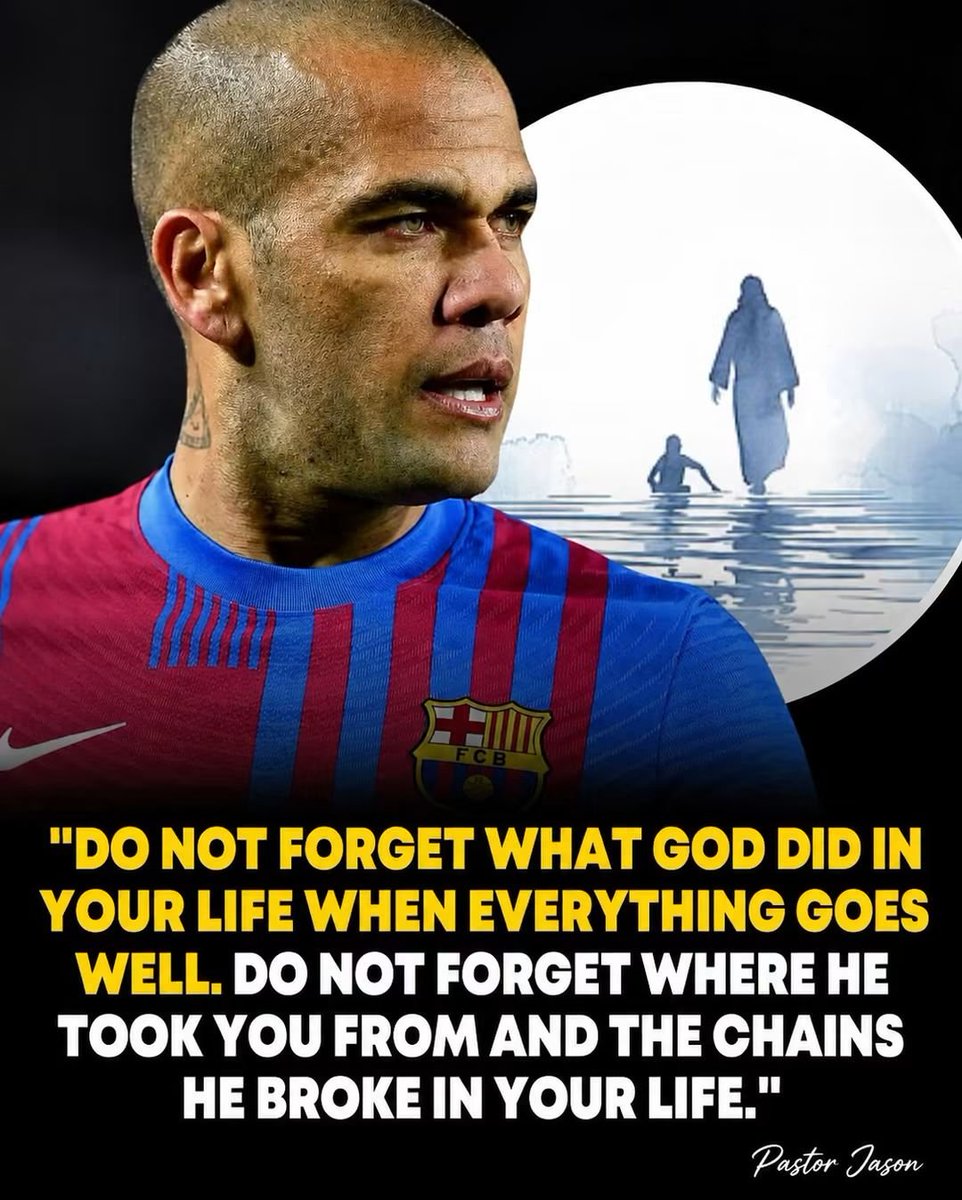 TevinMacharia's tweet photo. Former FC Barcelona star Dani Alves has begun a new season of life, dedicating himself to spreading the Gospel. While it remains uncertain whether he plans to become a full-time pastor, he was recently seen preaching at a church in Girona.

It’s incredible to witness how God uses people to advance His kingdom.
