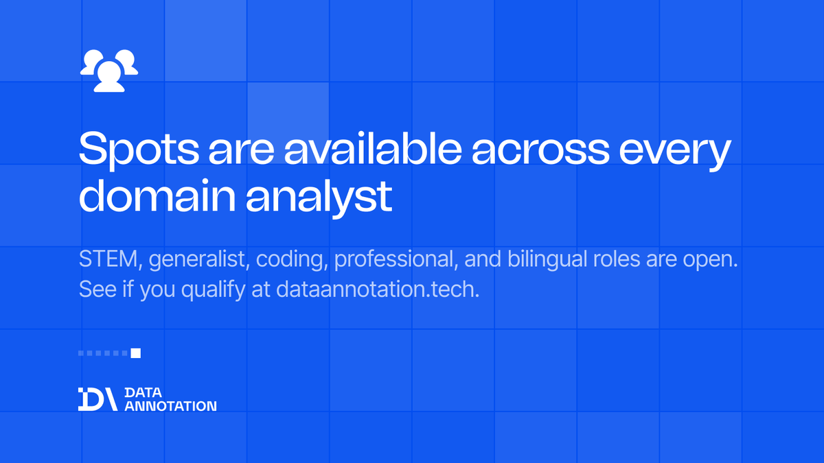 Data_Annotation's tweet photo. https://t.co/L7846jzpBb