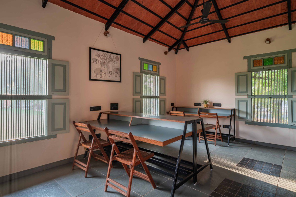 shavnyuyngah's tweet photo. Most architects design vernacular buildings for clients and go home to something entirely different themselves, an imported aesthetic disconnected from the climate it sits in. The philosophy stays a pitch, not a practice.

Himanshu Patel didn’t do that. Tribhuvana is his own architecture studio, the workspace he actually shows up to every day, built in Khanderaopura village near Ahmedabad, Gujarat. d6thD Design Studio. 2,691 sq ft. Completed 2022.

It is built the same way he designs for clients, vernacular material, local form, detail drawn from the village around it rather than imposed on it. He didn’t build a monument to the idea and go live somewhere else. He built the argument and put himself inside it.

An architect who believes his own philosophy enough to inhabit it isn’t selling an idea. He’s demonstrating one.

Project: Tribhuvana, Khanderaopura, Gujarat, India
Architect: d6thD Design Studio, Himanshu Patel
Completed: 2022
Photography: Inclined Studio