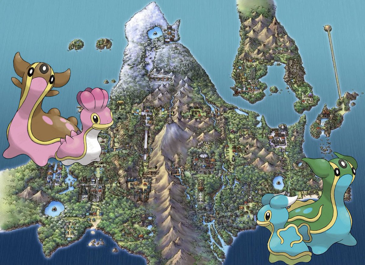 soulsilverart's tweet photo. There’s a perfect reason how and why there could be such a high number of new Pokémon in the WIWA region…

THE WALLACE LINE. 
If this line is in WIWA,they could introduce 100 new Asian-based Pokémon on one side of the line, and then 100 new Indo-Australian-based on the other side of the line.

The potential final 100 new designs could all be forms instead (regional, special unique forms, & gimmick forms).

They could introduce the new Pokémon on one side of the line, and then give us another form or even evolution of that Pokémon that evolved differently due to the environment, on the other side of the line.

This would obviously also work for forms of older Pokémon too!