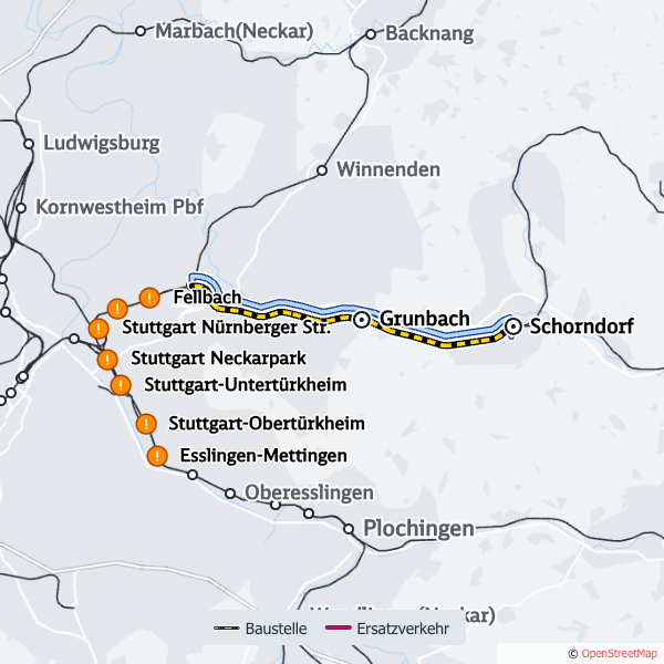 SBahn_Stuttgart's tweet photo. 🚧#Drandenken Phase 3/3🚧
Von 20.07. bis 24.07. führt die DB Nachts zwischen #Schorndorf und #Grunbach Instandhaltungsarbeiten durch.
Die Linie #S2 kann nicht wie gewohnt verkehren.
Details, auch zum #Ersatzverkehr mit Bussen #S2E
👉 https://t.co/zJL6ogeMMI https://t.co/6c4QiWkk6J
