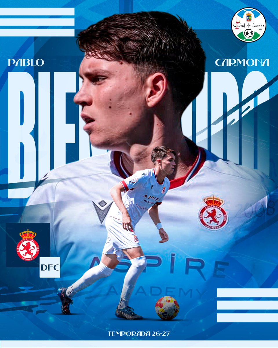 ciudaddelucena's tweet photo. ✅ 𝙁𝙄𝘾𝙃𝘼𝙅𝙀 | @paablocarmonaa_, juventud, contundencia y proyección para la zaga celeste... 💙 https://t.co/kf1kgFkvQG