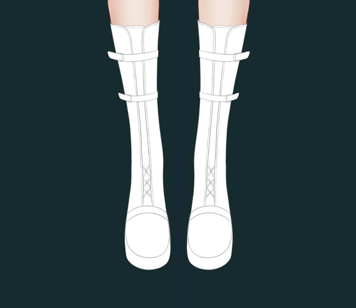_sumiire's tweet photo. I am posting after a long time. 
Now I'm working on shoe and accessories 

#SumiireCustomizableVtuber #CustomizableVtuber #vtuber #Live2D #WIP https://t.co/HApsWzet60