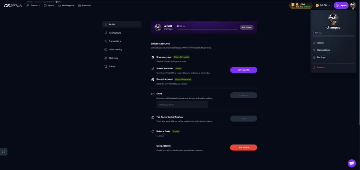 CheesyCheeseX's tweet photo. 🎉 GIVEAWAY TIME 🎉

I’m picking a few people to win $10–$100 💸

How to enter 👇
1️⃣ Like & RT this post 🔁
2️⃣ Create an account on ⬇️ https://t.co/oUqaBAXx0L
3️⃣ Use code CHEESY on the deposit page
4️⃣ Show your ETH deposit page + proof of code used
5️⃣ Comment your CS2Skin username

🔥 BONUS: One random retweet wins 5$
Good luck 🍀 Example below 👇