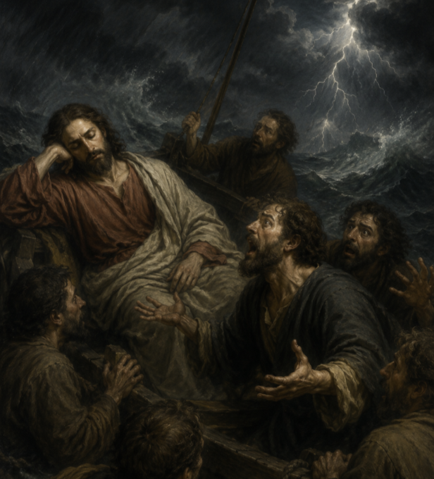 LaBiblesurlenet's tweet photo. Et si le pire n'était pas la tempête mais la réaction des disciples ?

Les disciples diront à Jésus : « ne t'inquiètes-tu pas de ce que nous périssons ? »

Ce qu'on peut traduire par  « ça ne te concerne pas ? tu t'en fiches ? ». C'est évidemment un reproche direct. 

→ ici la vraie tempête du verset c'est le soupçon des disciples envers Jésus. « on va mourir mais toi tu t'en fou » 

C'est l'accusation de notre peur contre Dieu quand il tarde à intervenir. 

Et nous avons exactement la même réaction dans nos vies de tous les jours...