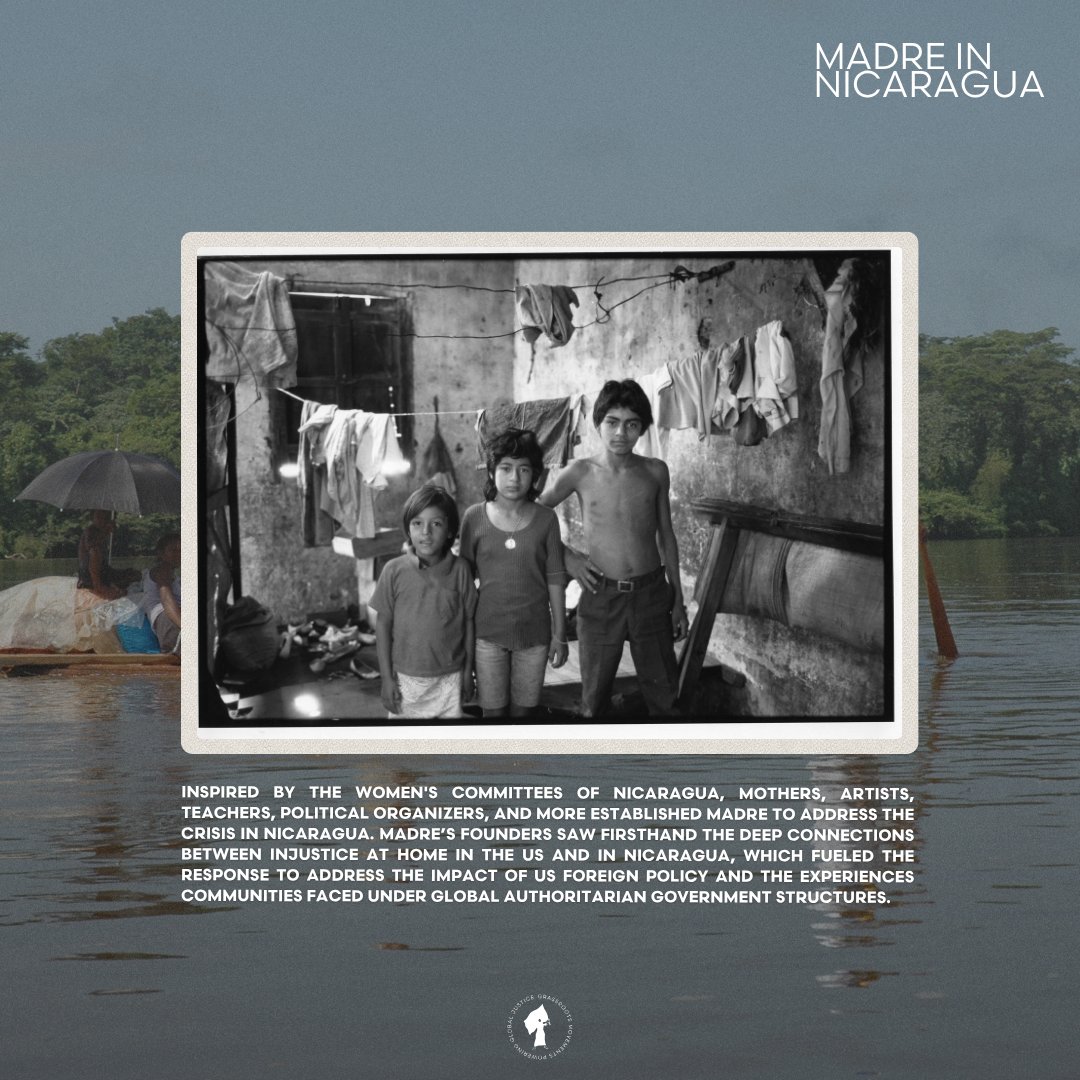 MADREspeaks's tweet photo. 43 years ago, MADRE’s founders saw firsthand the deep connections between injustice at home in the US and in Nicaragua on mothers, children, and communities, which fueled the commitment to address the impact of and pushback against harmful global institutions and policies. https://t.co/kOeoPxvmrX