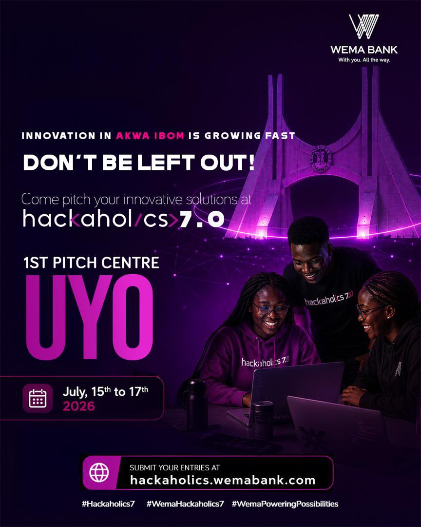 ade_babyyyyy's tweet photo. Innovation meets opportunity.
If you’re ready to pitch a real-world solution, Hackaholics 7.0 is the space you need. Don't wait. secure your spot today!
Register: https://t.co/ILTeVPBNzW
#WemaHackaholics7 #WemaPoweringPossibilities https://t.co/MyixfTFtM0