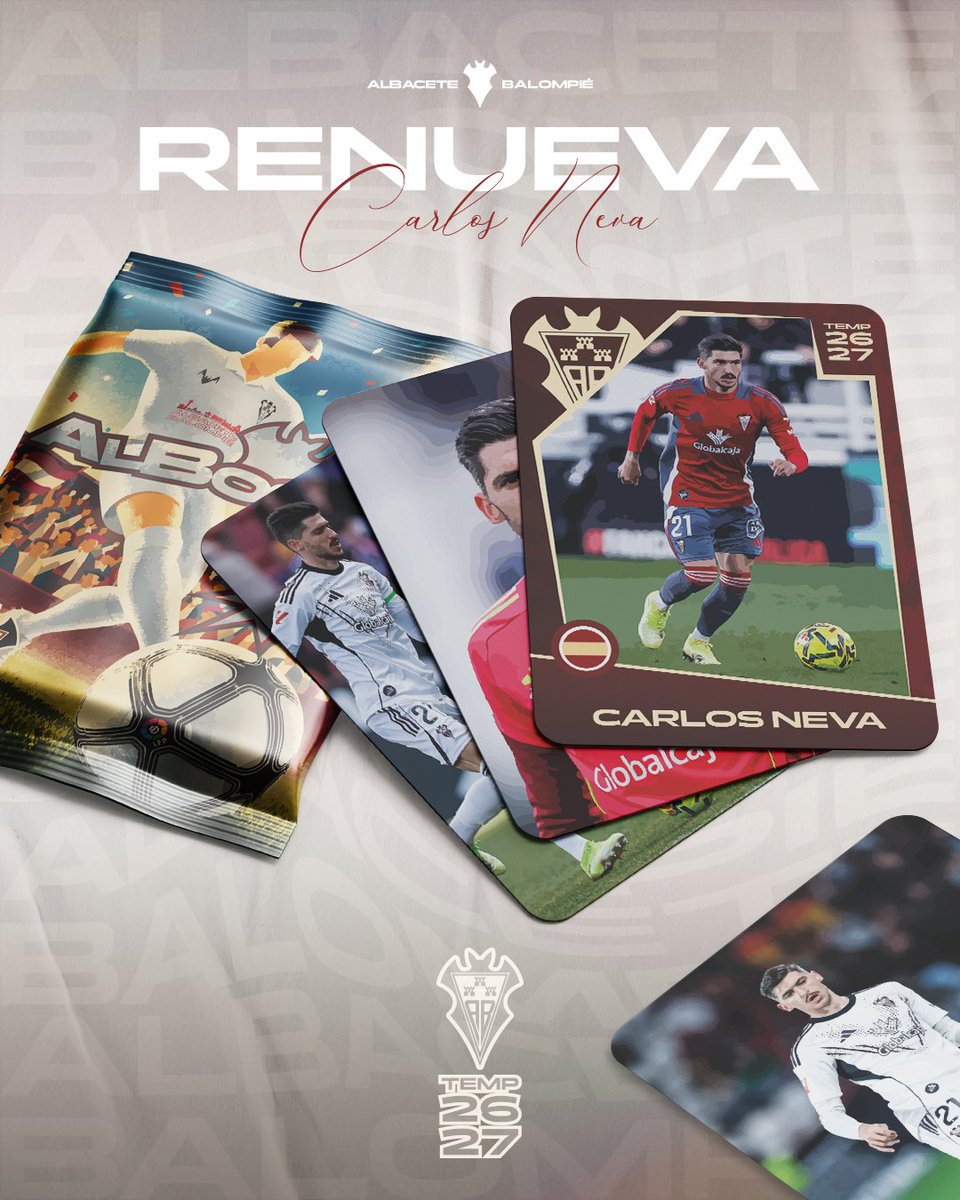 AlbaceteBPSAD's tweet photo. Ya lo sabíamos pero mola reafirmarlo... 

¡Cómo le pega a Carlos Neva ser del Alba! 😁

El jugador andaluz seguirá defendiendo nuestro escudo