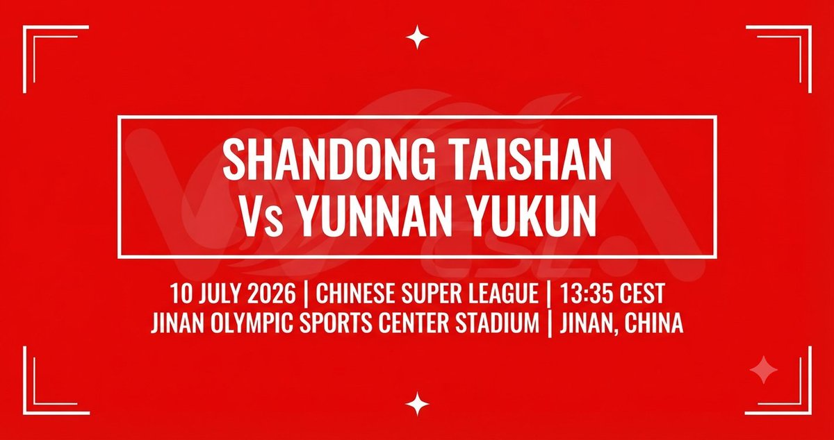 Deepnightpress's tweet photo. Shandong Taishan vs Yunnan Yukun | Analisi Quote e Parlay CSL 10/07 #CSL #ChineseSuperLeague #Calcio, #Pronostici #ScommesseSportive #BettingTips #SoccerStats #MatchDay #SoccerAnalysis
https://t.co/1l94qNY31q https://t.co/mSpxj0YNWF