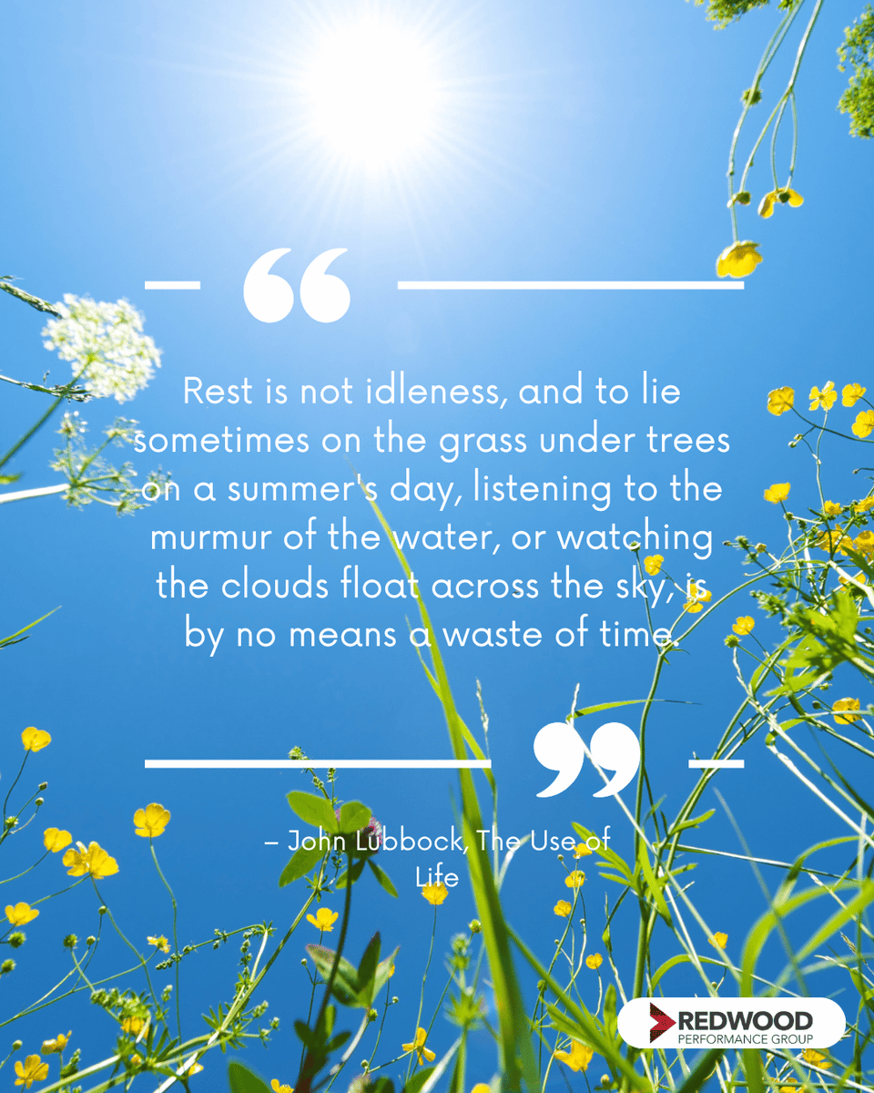 redwoodperforms's tweet photo. Great learning doesn’t only happen at a desk. This weekend, take time to recharge, get outside, and make space for fresh ideas. And don't forget: Stay hydrated, wear sunscreen, and enjoy the season safely!
#ProfessionalDevelopment #WorkLifeBalance #LifelongLearning https://t.co/1uP6kRn77S