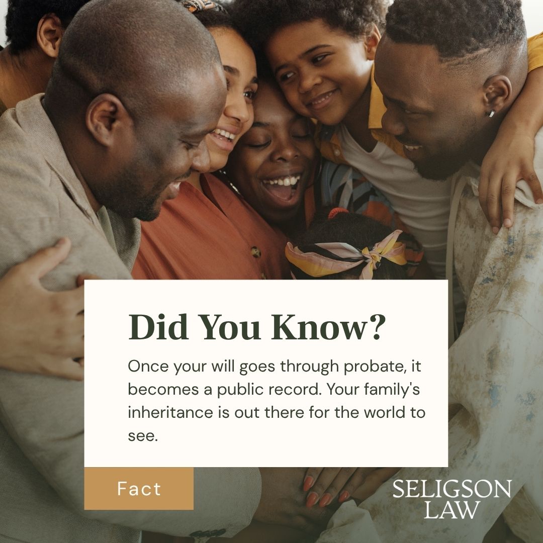 SeligsonLaw's tweet photo. A trust keeps your financial affairs private. What you owned, who you left it to, and how much they’re getting is nobody else’s business. For a lot of families, that matters. Don't wait, call Seligson Law to get started. https://t.co/MDprry0CuJ