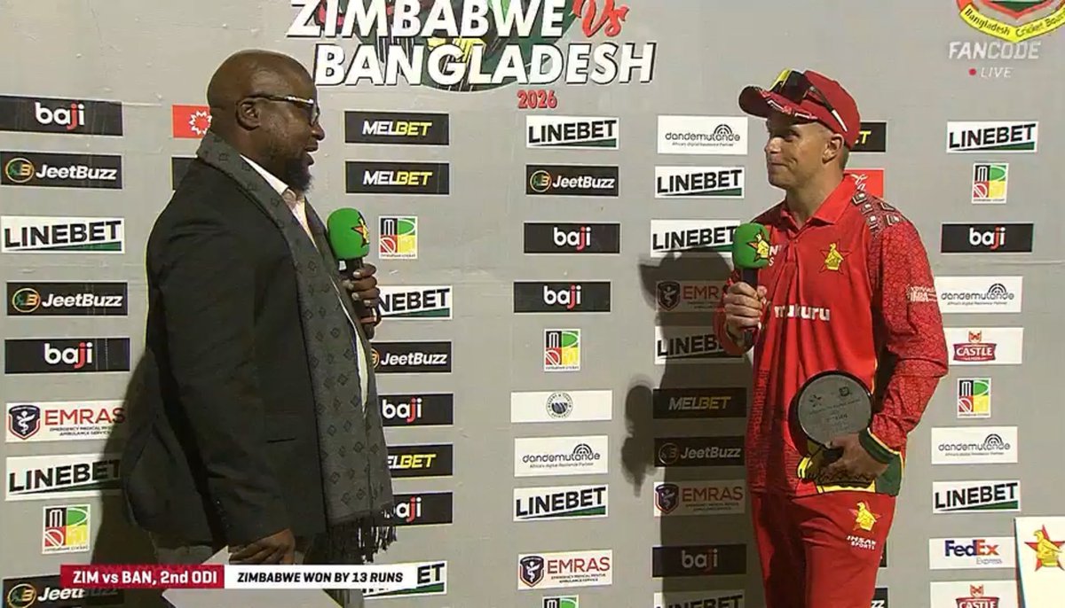 AdamTheofilatos's tweet photo. Today’s man of the match with a brilliant 111*, Ben Curran🇿🇼 https://t.co/PliuiBp6pE