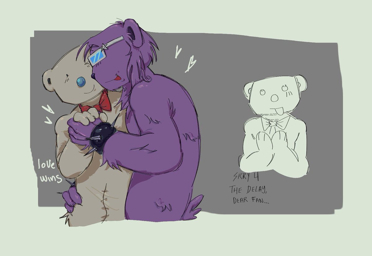 4Banyako's tweet photo. is it obvious that I like hugs?..

#bearalpha https://t.co/oyWGVbzzdu