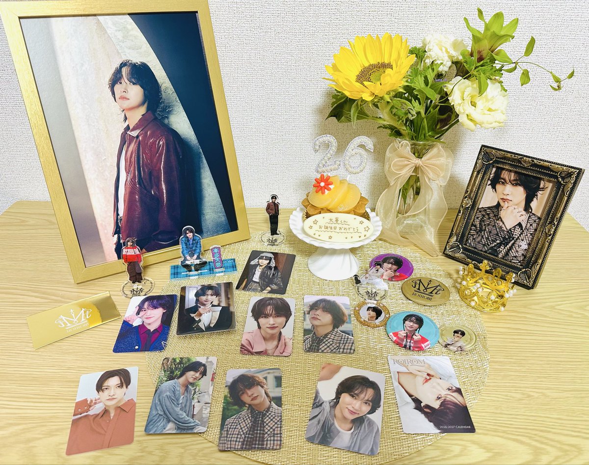 去年はまだ公式のグッズが一つもなかったんだよね。 1年でこんなに