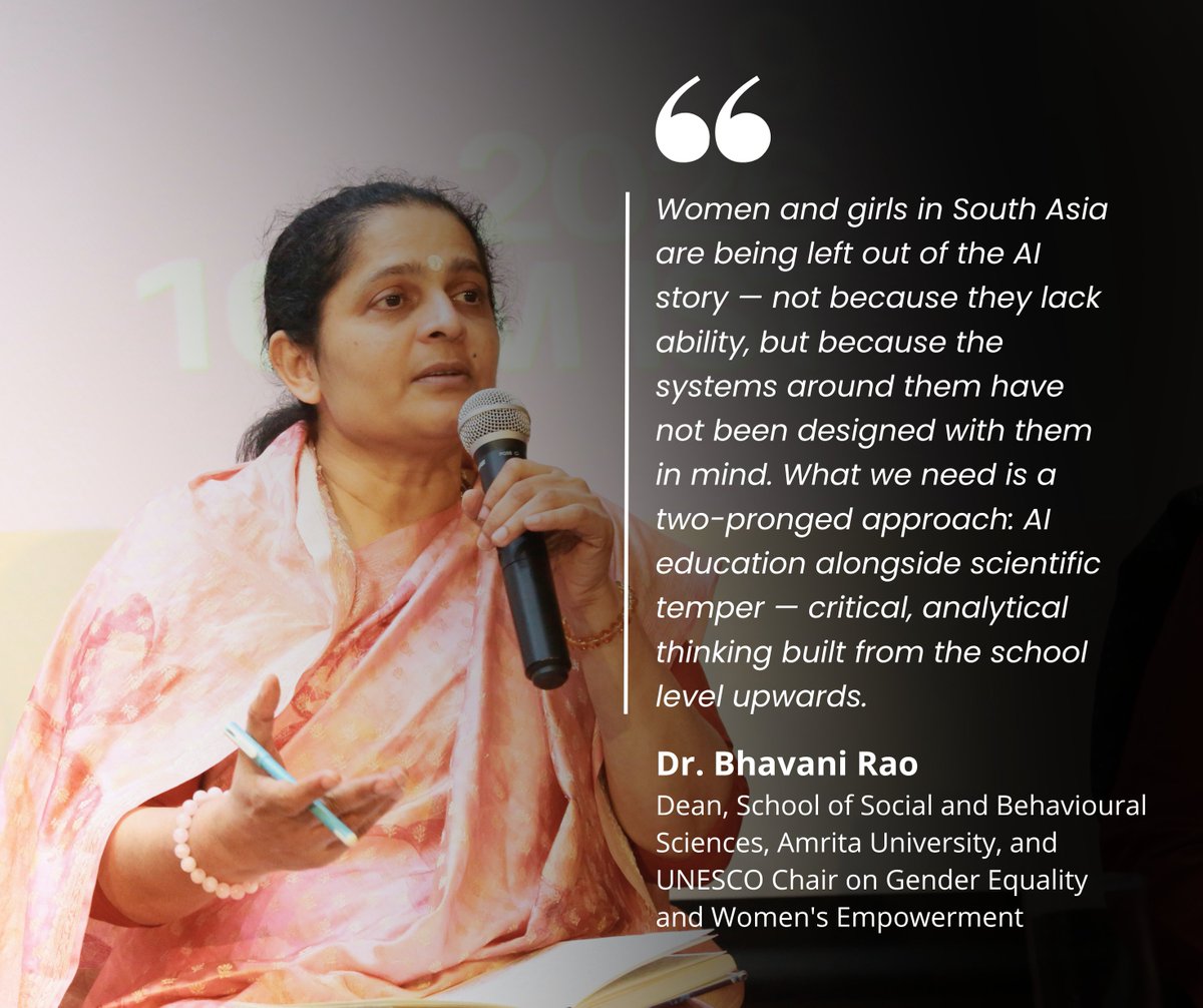 unescoindia's tweet photo. Launched today, UNESCO's Outlook Study on Artificial Intelligence and Gender in South Asia is the first regional assessment of women's participation in AI across Bangladesh, Bhutan, India, Maldives, Nepal and Sri Lanka. https://t.co/FOWFwCG6uJ