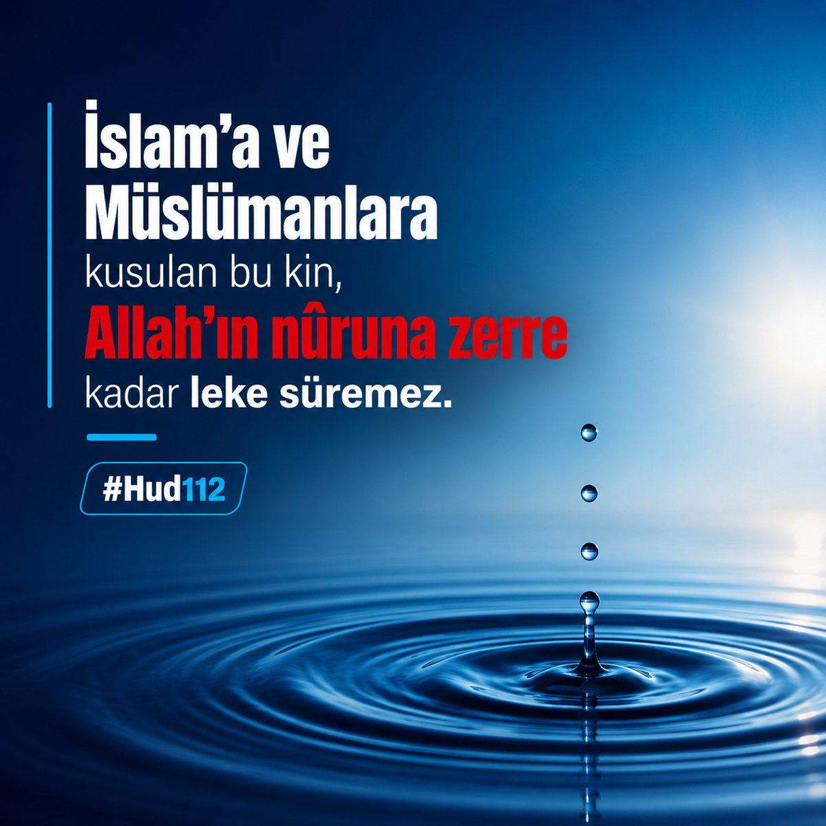 _tevhidekip's tweet photo. İslam’a ve Müslümanlara kusulan bu kin, Allah’ın nuruna zerre kadar leke süremez. 

Onlar bu cürümleriyle mülkün sahibine değil, sadece kendi ebedi hayatlarına geri dönüşü olmayan bir azabı reva görüyorlar. 

#Hud112 https://t.co/4ML1dKtjoZ