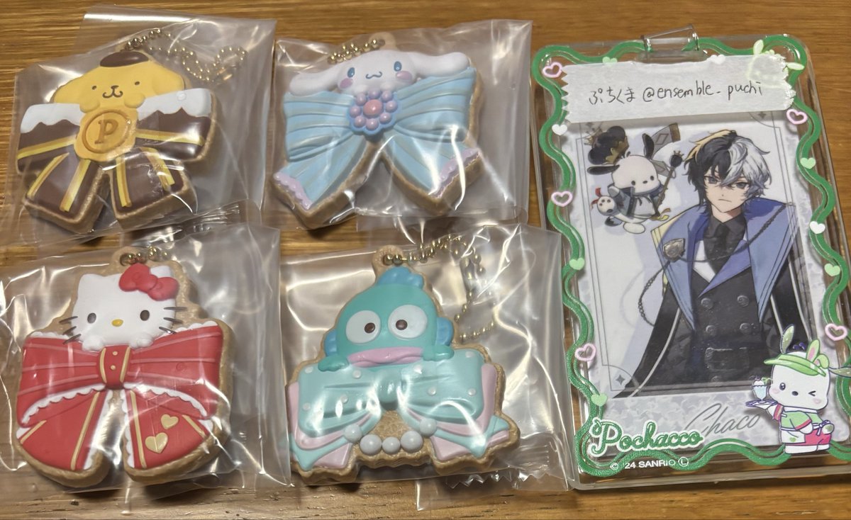 ensemble_puchi's tweet photo. 【交換】
サンリオ クッキーチャームコット

譲: プリン, シナモン, キティ, ハンギョドン

求: ピアノ＞サム, まるまる

・ピアノを含むお取引のみ
・19日 ピューロ手渡し＞郵送
・初回ツイフィ必読

検索からもお気軽にお声掛けください https://t.co/fqqQbi96f4