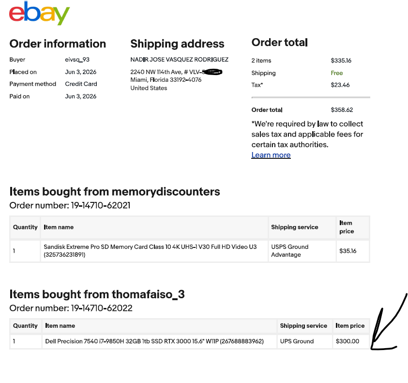 eiler18094's tweet photo. Denuncio públicamente a @ZoomInternational por la "pérdida" de una laptop de $300 en su almacén de Miami. El correo de EE. UU. (USPS) confirma la entrega, pero en Zoom se niegan a responder y ahora ignoran mis correos. @SUNDDE_VE @IPOSTEL_ve  Hilo con pruebas 👇 https://t.co/ypaSaKY0pR