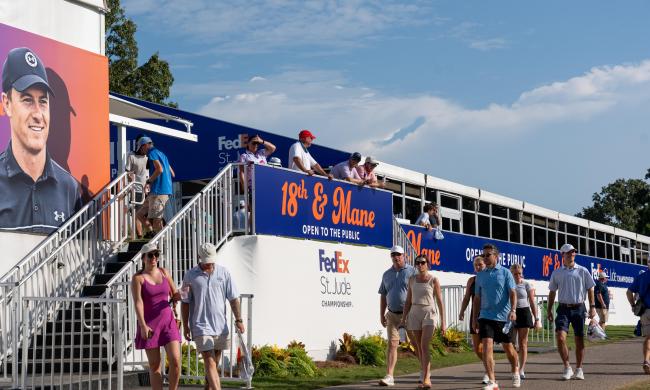 MemphisTravel's tweet photo. Don’t miss your chance to witness the PGA Tour’s top 70 players compete in Memphis! Mark your calendar for Aug. 12–16, 2026 for the FedEx St. Jude Championship ⛳ https://t.co/vnAc5ReaOf https://t.co/dcPJN7SKtm
