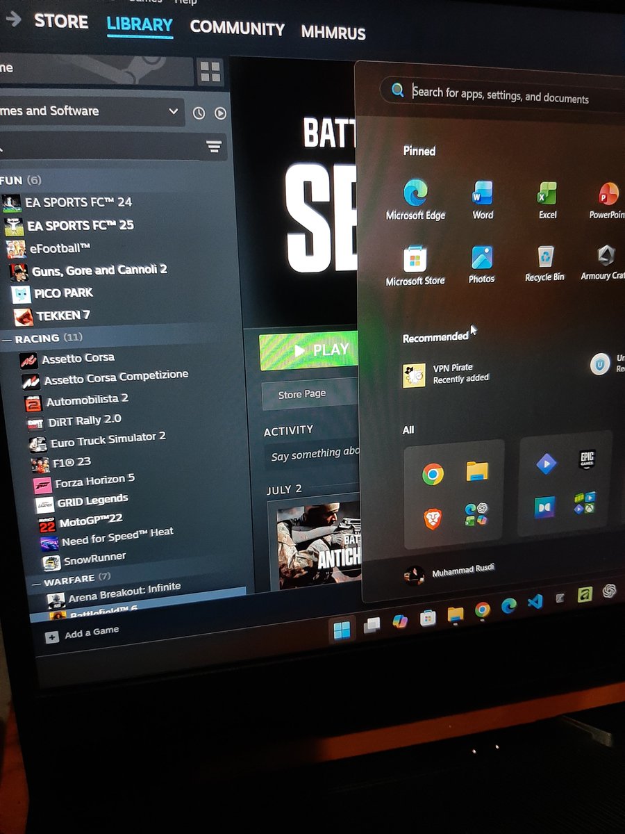 muhrusdev's tweet photo. First reason to like windows https://t.co/wgvApvxRYM