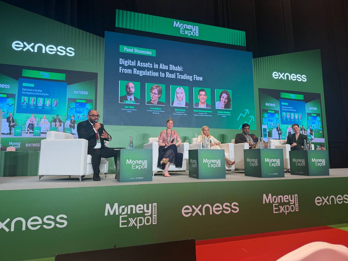 VIhnatiuk's tweet photo. Great panel at @me_abudhabi on digital assets regulation in the UAE.

Through the "We the UAE 2031" plan, the government is integrating dirham-backed stablecoins into its national payment strategy.

See DDSC: the first dirham stablecoin backed by the country's own institutions! https://t.co/FGGG7oiuXJ