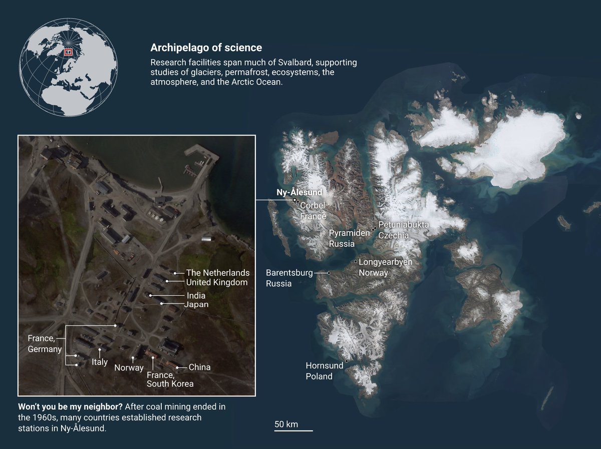 ScienceMagazine's tweet photo. The Norwegian archipelago of Svalbard has become a key outpost for Arctic science. But geopolitical tensions are complicating research efforts.

Learn more: https://t.co/RzjSgoZY44 @NewsfromScience https://t.co/Nli0g6xqrr