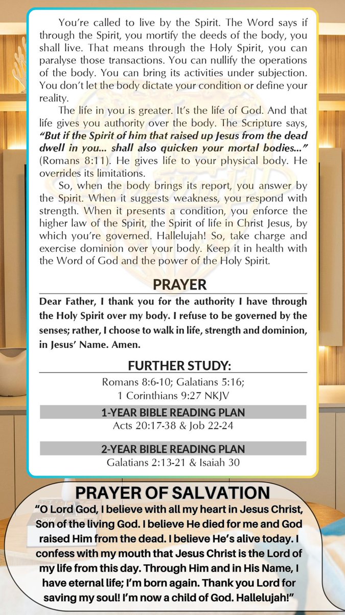 RORintlmissions's tweet photo. For if ye live after the flesh, ye shall die: but if ye through the Spirit do mortify the deeds of the body, ye shall live” (Romans 8:13).

Partner today: https://t.co/bqaRvgVuZF

Learn more about Rhapsody International Missions: https://t.co/ZvIaPiT3OS

God bless you. https://t.co/5JF3jjqnlF