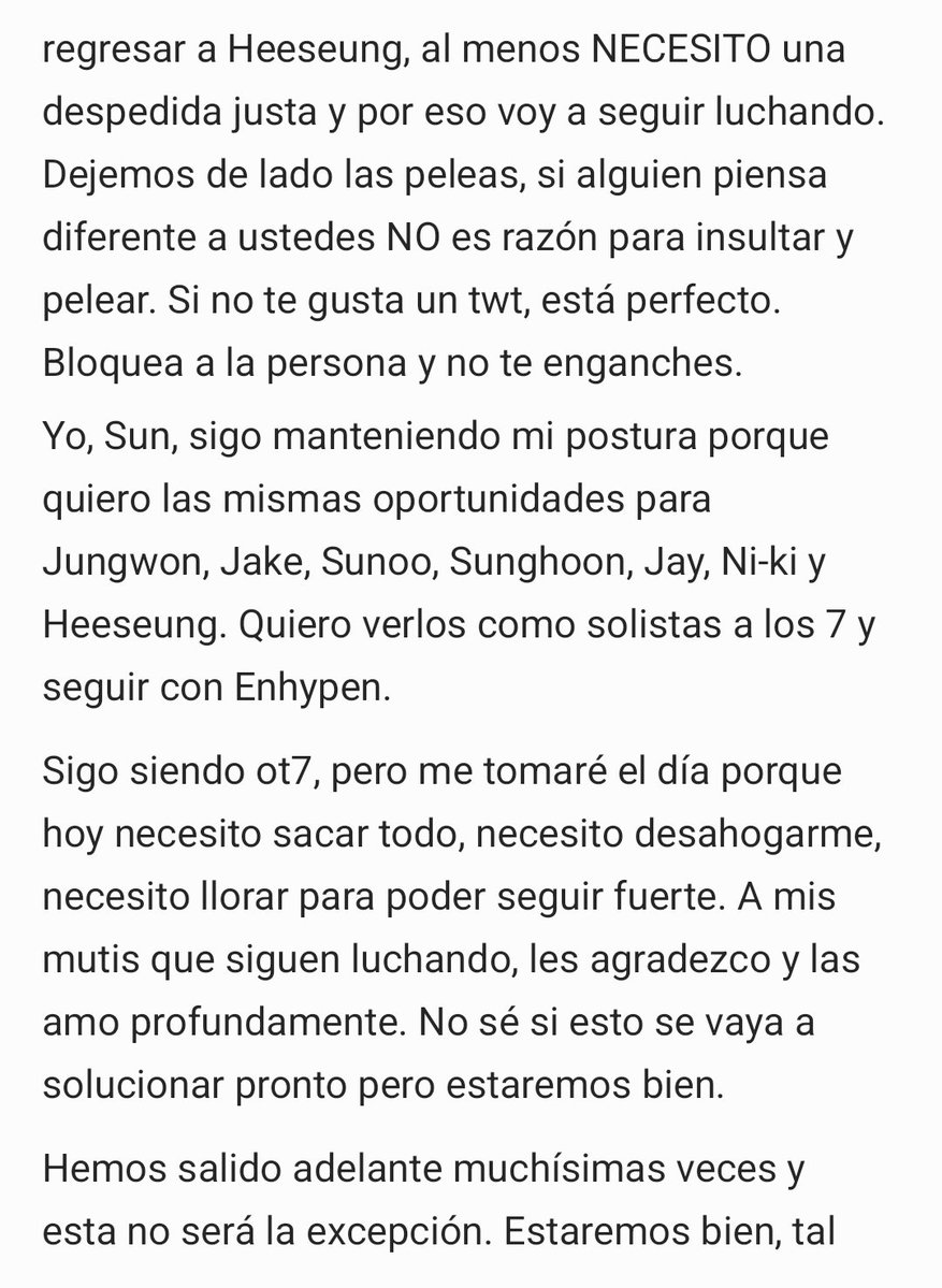 punguinsss's tweet photo. Holi, después de pensar un ratito, llorar y reflexionar escribí esta carta expresando mi opinión y mi postura. https://t.co/sPg4n4qQyX