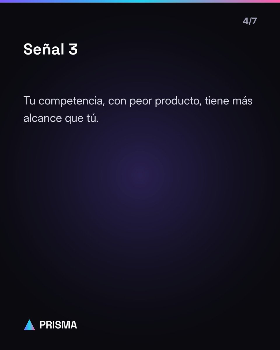 CarlitoFluito's tweet photo. ¿Necesitas PRISMA o aún puedes tirar a mano? 5 señales que lo dejan claro. Si te suenan 3+, ya sabes. Desliza → https://t.co/GftrXA2eS9
